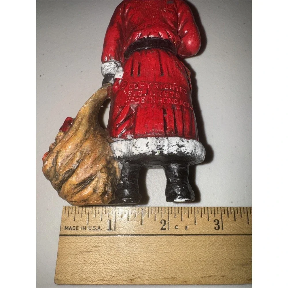 Vintage‎ 1978 Santa Claus Hong Kong Ornament 8